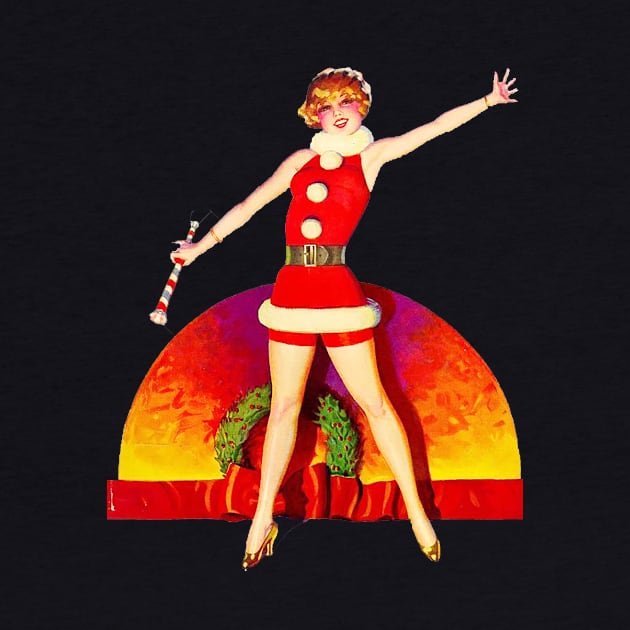 Christmas Girl Pin Up by gpam